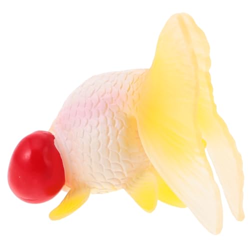 WOONEKY Künstlicher Goldfisch Plastik Deko Aquarium Simulation Fischmodell für Lernspielzeug Realistische Fische ohne Pflege für Aquarium Teich Schwimmdeko von WOONEKY