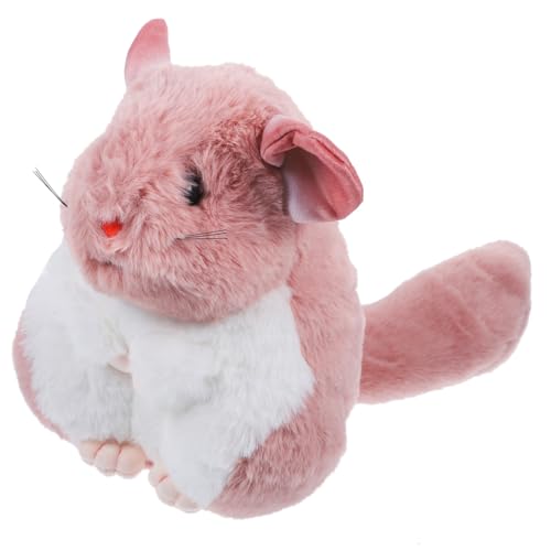 WOONEKY Kuscheliges Hamster Plüschtier Weiches Stofftier Kissen Niedliches Haustier Kuschelspielzeug für Geschenk Sofa Dekoration WOONEKY Kuscheliges Hamster Plüschtier Weiches Stofftier Kissen Niedliches Haustier Kuschelspielzeug für Geschenk Sofa Dekoration von WOONEKY