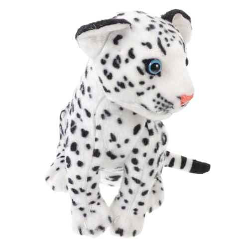 WOONEKY Kuscheltier Schneeleopard Plüschfigur für Niedliches Cartoon Design als Beim Lesen oder Schlafen Süßes für Alter von WOONEKY