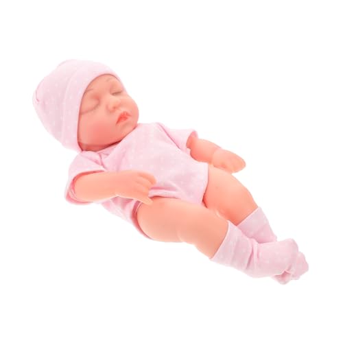 WOONEKY Realistische Babypuppe aus Vinyl für Kinder Lebensechte Puppen für Mädchen Weiche Puppen für Geburtstage und Feiertage von WOONEKY