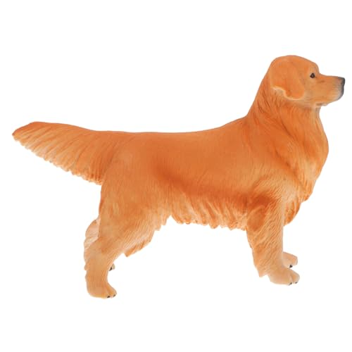 WOONEKY Lebensechtes Retriever Tiermodell Realistische Simulation Eines Welpenornaments aus Kunststoff für Heimdekoration und Lernspielzeug WOONEKY Lebensechtes Retriever Tiermodell Realistische Simulation Eines Welpenornaments aus Kunststoff für Heimdekoration und Lernspielzeug von WOONEKY