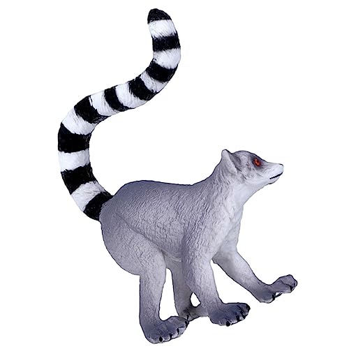 WOONEKY Lemuroid Modellfigur Tierfigur aus Kunststoff für Sammlungen Dekoration im Kinderzimmer Wohnzimmer und Garten Realistische Gestaltung Lernspielzeug für Deko Fans WOONEKY Lemuroid Modellfigur Tierfigur aus Kunststoff für Sammlungen Dekoration im Kinderzimmer Wohnzimmer und Garten Realistische Gestaltung Lernspielzeug für Deko Fans von WOONEKY