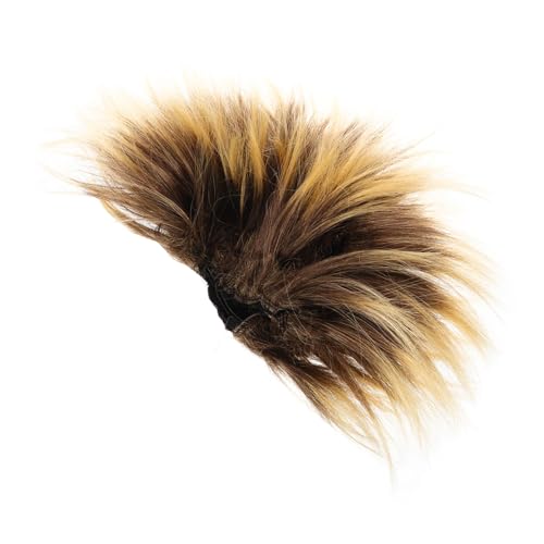 WOONEKY Lustige Braune Stachelkopf Perücke Party Kopfschmuck Kostüm Haarteil für Erwachsene Cosplay Masquerade Festival Zubehör von WOONEKY