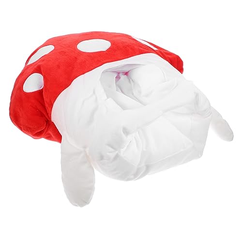 WOONEKY Lustiger Pilz Kostümhut aus Weichem Plüsch Cartoon Mushroom Design Leichte Party Kopfbedeckung für Halloween Karneval Cosplay und Fotoshootings Geeignet für Erwachsene WOONEKY Lustiger Pilz Kostümhut aus Weichem Plüsch Cartoon Mushroom Design Leichte Party Kopfbedeckung für Halloween Karneval Cosplay und Fotoshootings Geeignet für Erwachsene von WOONEKY