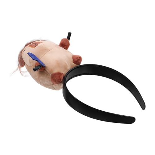 WOONEKY Lustiges Capybara Haarband Cosplay Stirnband Party Kostüm Zubehör für Damen und Bequemes Einzigartiges Kopfaccessoire für Festliche Anlässe und Halloween von WOONEKY