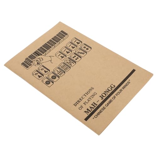 WOONEKY Mahjong Anleitung Buch Deutsch Anfänger Guide Strategien Tipps Chinesisches Brettspiel Lernbuch Umfassend für Anfänger und Fortgeschrittene Mahjong Spielanleitung WOONEKY Mahjong Anleitung Buch Deutsch Anfänger Guide Strategien Tipps Chinesisches Brettspiel Lernbuch Umfassend für Anfänger und Fortgeschrittene Mahjong Spielanleitung von WOONEKY