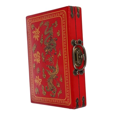 WOONEKY Mahjong Aufbewahrungsbox Transparent mit Tragegriff Stilvolle Chinesische Mahjongbox mit Schnappverschluss Vielseitiger Aufbewahrungsbehälter für Mahjongspielsteine und WOONEKY Mahjong Aufbewahrungsbox Transparent mit Tragegriff Stilvolle Chinesische Mahjongbox mit Schnappverschluss Vielseitiger Aufbewahrungsbehälter für Mahjongspielsteine und von WOONEKY