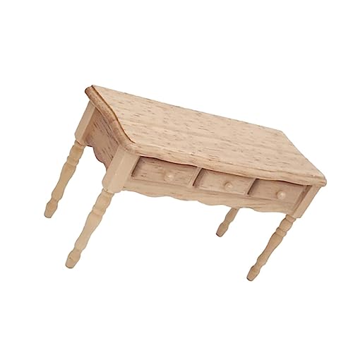 WOONEKY Maßstab Klassenzimmer Schreibtisch für Puppenhaus Schlafzimmer Wohnzimmer Zubehör WOONEKY Maßstab Klassenzimmer Schreibtisch für Puppenhaus Schlafzimmer Wohnzimmer Zubehör von WOONEKY