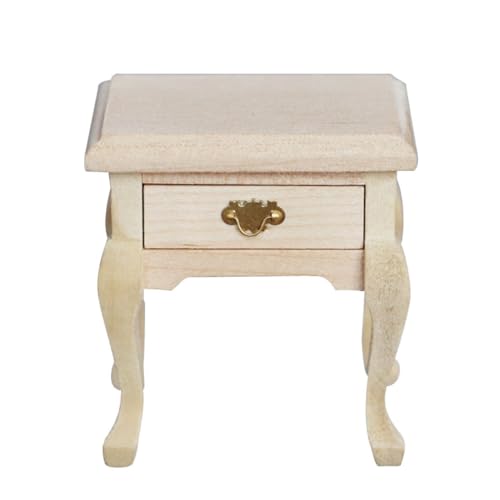 WOONEKY Maßstab Lifelike Mini Möbel für DIY Puppenhaus Elegante Tischgestaltung für Schlafzimmer und Wohnzimmer WOONEKY Maßstab Lifelike Mini Möbel für DIY Puppenhaus Elegante Tischgestaltung für Schlafzimmer und Wohnzimmer von WOONEKY