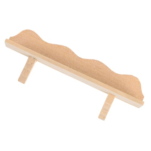 WOONEKY Maßstab Mini Regal Holz Modell für Puppenstube Dekoration Sammelobjekt Kleines Aufbewahrungsregal von WOONEKY