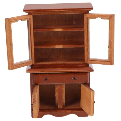 WOONEKY Maßstab Vielseitiges Puppenhaus Möbel Detailreiches Display Aufbewahrungsschrank Platzsparend für DIY-dioramen und Sammler WOONEKY Maßstab Vielseitiges Puppenhaus Möbel Detailreiches Display Aufbewahrungsschrank Platzsparend für DIY-dioramen und Sammler von WOONEKY
