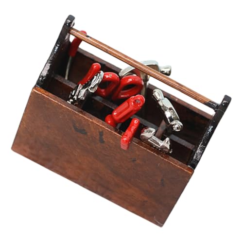 WOONEKY Maßstab mit Teiligem Leichte Miniatur Werkzeuge aus Puppenhaus Zubehör für DIY Dekoration und Spielerische Handwerksförderung WOONEKY Maßstab mit Teiligem Leichte Miniatur Werkzeuge aus Puppenhaus Zubehör für DIY Dekoration und Spielerische Handwerksförderung von WOONEKY