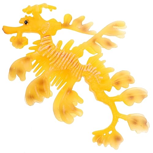 WOONEKY Meeresboden Statische Syngnathus Simulation Für Kinder, Syngnathus Modell, Tisch Syngnathus Ornament, Dekorative Syngnathus Figuren, Dekoratives Künstliches Meerestier von WOONEKY