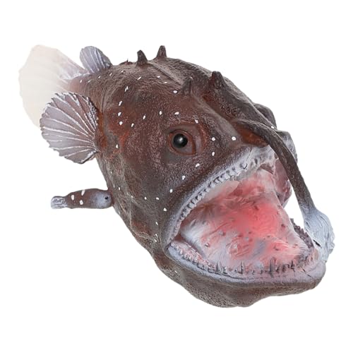 WOONEKY Mini Anglerfisch Solides Plastik Meerestier Modell Pädagogisches Tier Sammelfigur Fördert Hand Auge Koordination für Lernspiele und Klassenzimmer WOONEKY Mini Anglerfisch Solides Plastik Meerestier Modell Pädagogisches Tier Sammelfigur Fördert Hand Auge Koordination für Lernspiele und Klassenzimmer von WOONEKY