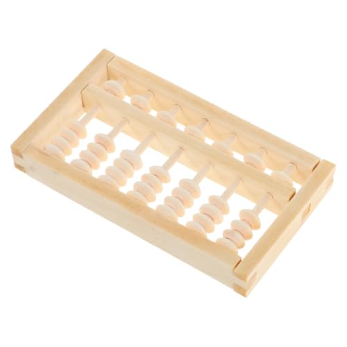 WOONEKY Mini Holz Abacus für Erwachsene Traditionelles Montessori Lernspielzeug Foto für Ersten Geburtstag Holzmaterial Fördert Zählen und Problemlösungsfähigkeiten Vintage Design für WOONEKY Mini Holz Abacus für Erwachsene Traditionelles Montessori Lernspielzeug Foto für Ersten Geburtstag Holzmaterial Fördert Zählen und Problemlösungsfähigkeiten Vintage Design für von WOONEKY