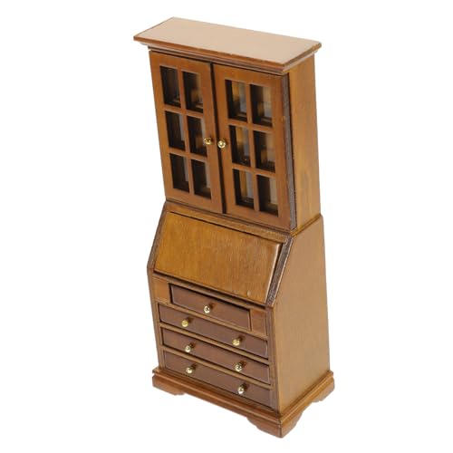 WOONEKY Mini Ornamente Zum Basteln, Mini Schrank Zum Basteln, Miniatur Schrank Ornament, Mini Schrank, Mini Möbel, Küchenminiaturen, 1/12 Puppenhaus, Miniatur Schrank Spielzeug von WOONEKY