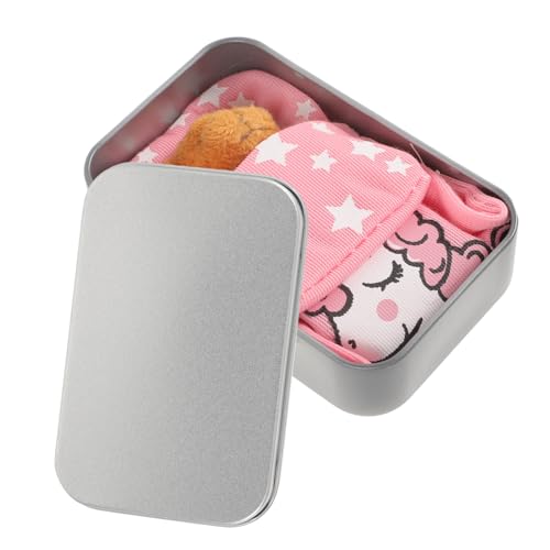 WOONEKY Mini Plüschbär Dekofigur mit Geschenkbox Weicher Stoffbär als Kinderzimmer und Tischdekoration Niedlicher Kleiner Teddybär für Geburtstag und Büro WOONEKY Mini Plüschbär Dekofigur mit Geschenkbox Weicher Stoffbär als Kinderzimmer und Tischdekoration Niedlicher Kleiner Teddybär für Geburtstag und Büro von WOONEKY