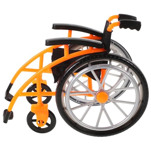 WOONEKY Puppenhaus- -zubehörset Spielzeug-Rollstuhl Miniaturfiguren Rollstuhlpuppen Rollstuhl-spielset Klappbare Krücken Medizinisches Spielzeug Für Jungen Und Mädchen Maßstab 1:12 Orange WOONEKY Puppenhaus- -zubehörset Spielzeug-Rollstuhl Miniaturfiguren Rollstuhlpuppen Rollstuhl-spielset Klappbare Krücken Medizinisches Spielzeug Für Jungen Und Mädchen Maßstab 1:12 Orange von WOONEKY