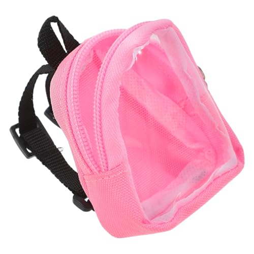 WOONEKY Mini Rucksack für Puppen mit Klarsichtfenster Verstellbarer Puppenrucksack für Große Figuren Niedliches und Accessoire mit Mehreren Fächern für Kreative Spielideen WOONEKY Mini Rucksack für Puppen mit Klarsichtfenster Verstellbarer Puppenrucksack für Große Figuren Niedliches und Accessoire mit Mehreren Fächern für Kreative Spielideen von WOONEKY