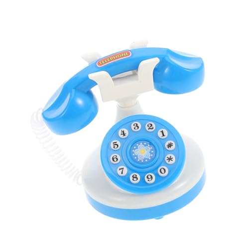 WOONEKY Mini Spielzeugtelefon für Interaktives Rollenspielzeug Kommunikationsfähigkeiten Tragbar und Sicher Blau ohne Batterien für Kreative Spielszenen WOONEKY Mini Spielzeugtelefon für Interaktives Rollenspielzeug Kommunikationsfähigkeiten Tragbar und Sicher Blau ohne Batterien für Kreative Spielszenen von WOONEKY