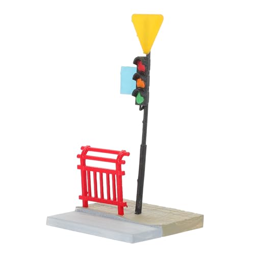 WOONEKY Miniatur-verkehrssignal-Modell Aus Harz Kleine Ampel Als Spielzeug Und Dekoration Für Tiny Houses Zum Lernen Von Verkehrssicherheit Für Junge Mädchen von WOONEKY