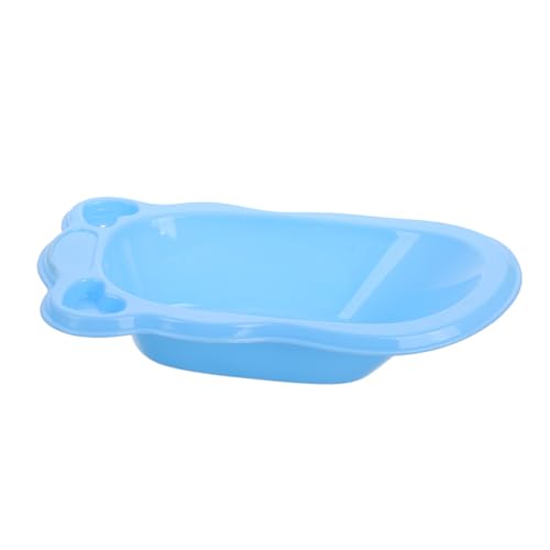 WOONEKY Miniatur Badewanne für Puppenhaus Blaues Badezimmerzubehör für Puppen mit Einzigartigen Accessoires Leicht und Tragbar für Spaß Beim Baden und Einfaches Verstauen von WOONEKY
