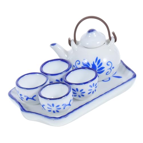 WOONEKY Miniatur Blaues Chinesisches Tee DIY Modellraum Desktop Ornament Leicht und Robust Elegantes Design Vielseitig Kombinierbar WOONEKY Miniatur Blaues Chinesisches Tee DIY Modellraum Desktop Ornament Leicht und Robust Elegantes Design Vielseitig Kombinierbar von WOONEKY
