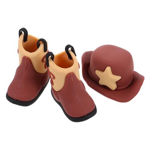 WOONEKY Miniatur Cowboy Hüte und Stiefel Set Dekoration für Puppenhäuser und Kuchenaufsätze Western Geburtstagsfeiern Charmante Geschenkideen für Sammler und Partys WOONEKY Miniatur Cowboy Hüte und Stiefel Set Dekoration für Puppenhäuser und Kuchenaufsätze Western Geburtstagsfeiern Charmante Geschenkideen für Sammler und Partys von WOONEKY