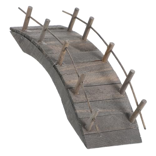 WOONEKY Miniatur Holzbogenbrücke aus Robustem Material Realistische Mini Gartenbrücke für Puppenhaus Micro Landschaft DIY Dekoration und Foto Requisit Handgefertigtes Miniaturmodell WOONEKY Miniatur Holzbogenbrücke aus Robustem Material Realistische Mini Gartenbrücke für Puppenhaus Micro Landschaft DIY Dekoration und Foto Requisit Handgefertigtes Miniaturmodell von WOONEKY