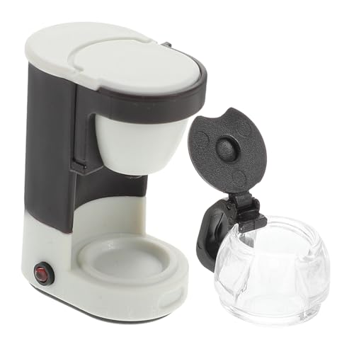 WOONEKY Miniatur Kaffeemaschine Realistische Puppenhaus Kaffeemaschine mit Detailgetreuer Verarbeitung Kompakt für Kleine Räume Interaktives Küchenspielzeug für Zubehör für Puppenhaus WOONEKY Miniatur Kaffeemaschine Realistische Puppenhaus Kaffeemaschine mit Detailgetreuer Verarbeitung Kompakt für Kleine Räume Interaktives Küchenspielzeug für Zubehör für Puppenhaus von WOONEKY