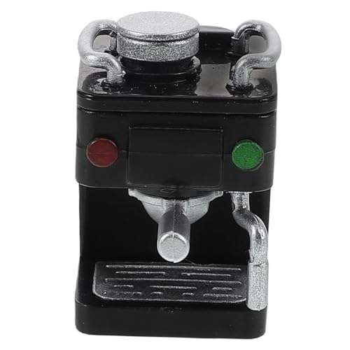 WOONEKY Miniatur Kaffeemaschine für Puppenhaus Hochpräzises Modell Erweiterbare Spieloptionen DIY Küchenaccessoire für Kreative Miniatur Szenen Perfektes Zubehör für Puppenhaus Dekoration von WOONEKY