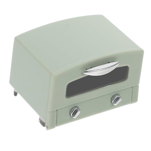 WOONEKY Miniatur Küchenspielzeug Grüner Mini Ofen für Puppenhaus Dekoratives Zubehör für DIY Puppenhaus Realistische Küchenaccessoires für Miniaturzimmer für Kreative Szenen von WOONEKY