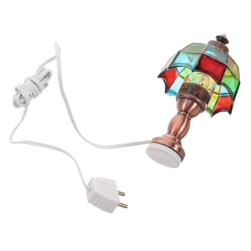 WOONEKY Miniatur Lampe für Puppenhaus Dekoration Bunte Vintage Beleuchtung Batterien Nicht Enthalten für Gemütliche WOONEKY Miniatur Lampe für Puppenhaus Dekoration Bunte Vintage Beleuchtung Batterien Nicht Enthalten für Gemütliche von WOONEKY