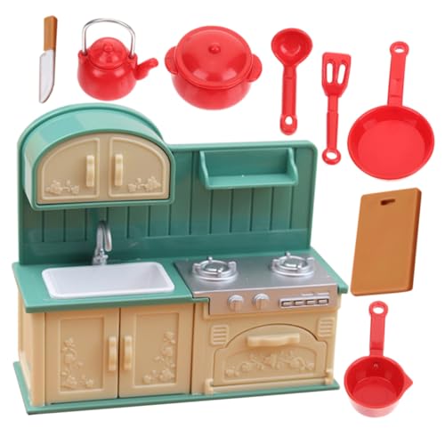 WOONEKY Miniatur Puppenhaus Küchenzubehör Detailgetreue Mini Löffel Utensilien Realistische Miniatur Küche Dekoration Geeignet für Puppenhaus Ausstattung und Kleinkinder von WOONEKY