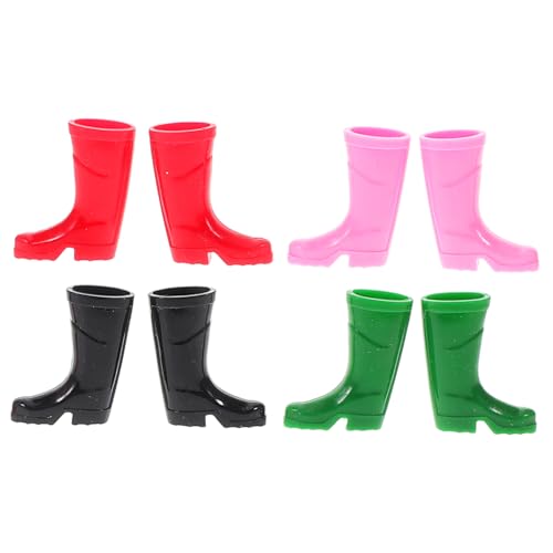 WOONEKY Miniatur Regenstiefel Teiliges aus Langlebigem Kunststoff mit Geradem Schaft Vielseitig für Puppenhaus Garten und Weihnachtsdekoration Kreative Spiel und Sammelobjekte in Schwarz WOONEKY Miniatur Regenstiefel Teiliges aus Langlebigem Kunststoff mit Geradem Schaft Vielseitig für Puppenhaus Garten und Weihnachtsdekoration Kreative Spiel und Sammelobjekte in Schwarz von WOONEKY