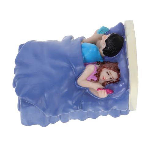 WOONEKY Miniatur Resin Statue Schlafendes Figurine Realistische Psychologische Sandspiel Deko Stressmanagement Modell Kreativitätsfördernd Für Therapie Bildung Teambuilding Wohn und von WOONEKY