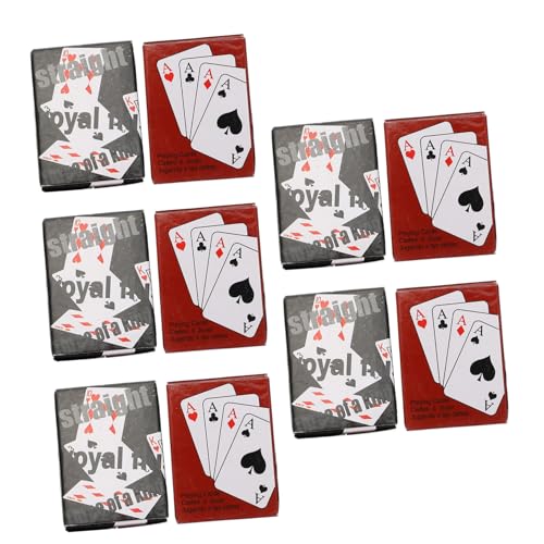 WOONEKY Miniatur Spielkarten Boxen Tragbare Poker Karten für Partys und Reisen Sammler Spaß für Jede WOONEKY Miniatur Spielkarten Boxen Tragbare Poker Karten für Partys und Reisen Sammler Spaß für Jede von WOONEKY