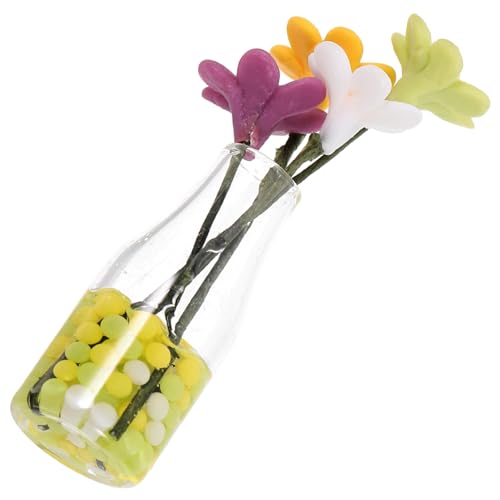 WOONEKY Miniatur Vase mit Kleinen für Puppenhaus Dekoration für Kreative Raumgestaltung eine Natürliche in Jedem Miniaturraum von WOONEKY
