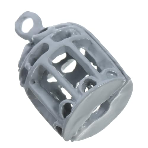 WOONEKY Miniatur Vogelkäfig Deko Modell Handlich Vielseitig für Puppenhaus Landschaft Lebendige Miniaturspiel Szene Stilvolle Bunte Mini Vogelexemplar Miniaturhaus Verzierung von WOONEKY