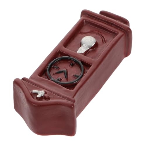 WOONEKY Miniatur Wanduhr für Puppenhaus Retro Tischuhr für Dekoration Niedliches Wandornament für Fotografie und Miniaturhäuser WOONEKY Miniatur Wanduhr für Puppenhaus Retro Tischuhr für Dekoration Niedliches Wandornament für Fotografie und Miniaturhäuser von WOONEKY