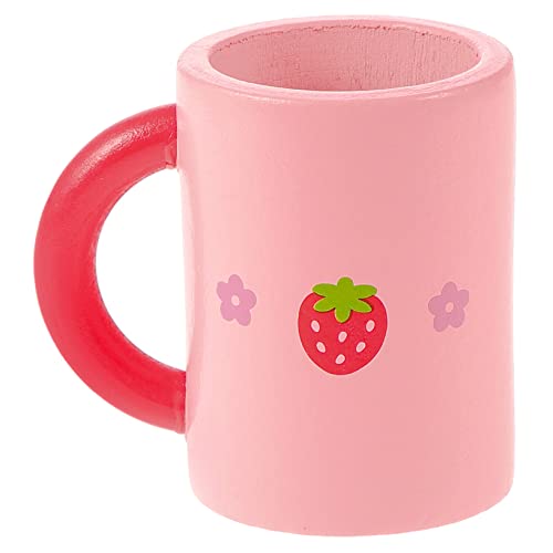 WOONEKY Miniatur Wasserbecher für Puppenhaus Holzspielzeug Realistischer Mini Becher für Rollenspiele Dekorative Accessoires für Kreative Spielmomente von WOONEKY