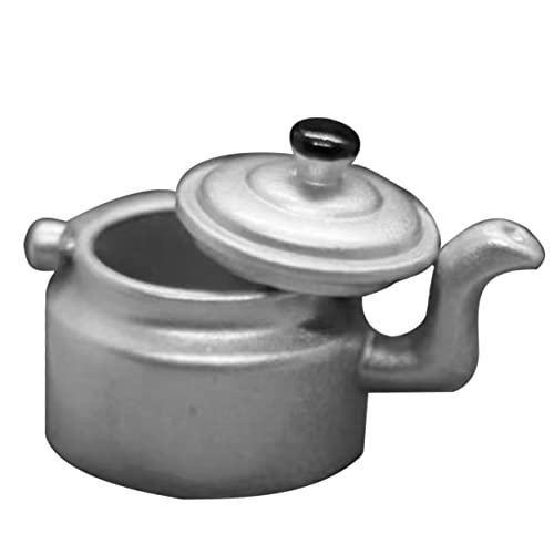 WOONEKY Miniatur Wasserkocher Modell Dekorative Küchenausstattung für Minihäuser Accessoire für Mikrolandschaften Detailgetreue Gestaltung Silberfarbene Miniaturküche WOONEKY Miniatur Wasserkocher Modell Dekorative Küchenausstattung für Minihäuser Accessoire für Mikrolandschaften Detailgetreue Gestaltung Silberfarbene Miniaturküche von WOONEKY