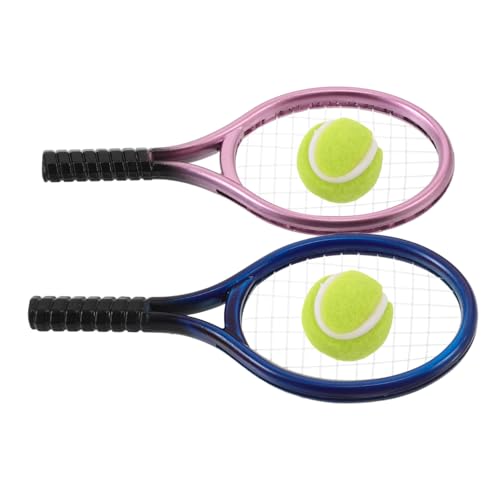 WOONEKY Miniatur-tennisschläger Und -Ball – Puppenhaus-sportset Im Maßstab 1:12, Kunststoffmodell-Requisite, DIY-bastelprojekte, Fotografie-zubehör Zum Spielen Für Kinder WOONEKY Miniatur-tennisschläger Und -Ball – Puppenhaus-sportset Im Maßstab 1:12, Kunststoffmodell-Requisite, DIY-bastelprojekte, Fotografie-zubehör Zum Spielen Für Kinder von WOONEKY