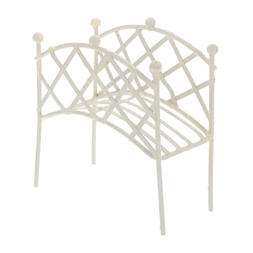 WOONEKY Miniaturisierte Metallbogenbrücke Mikrolandschaftszubehör für Garten und Puppenhaus Dekorative Gartenbrücke Mattem Vielseitige Dekoration für Kreative Projekte WOONEKY Miniaturisierte Metallbogenbrücke Mikrolandschaftszubehör für Garten und Puppenhaus Dekorative Gartenbrücke Mattem Vielseitige Dekoration für Kreative Projekte von WOONEKY