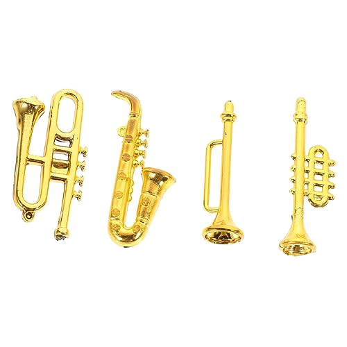 WOONEKY Modell des klassischen Instruments Mini Puppenhaus-Musikinstrumente kleines klassisches Instrument Instrumentenmodell Simulationsinstrument winzige Musikinstrumente Golden WOONEKY Modell des klassischen Instruments Mini Puppenhaus-Musikinstrumente kleines klassisches Instrument Instrumentenmodell Simulationsinstrument winzige Musikinstrumente Golden von WOONEKY