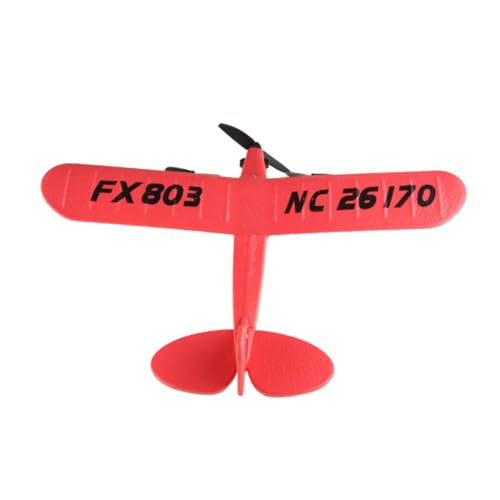 WOONEKY Flugzeugmodell mit festen Flügeln Spielzeug für Kinder kinderspielzeug Red Modelle Zweiwege-Flugzeugmodell RC-Flugzeug ferngesteuertes Flugzeug reparierter Flügel Segelflugzeug rot von WOONEKY
