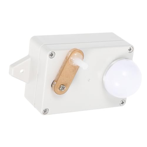 WOONEKY Montessori Busy Board Handkurbel Generator DIY Sicheres Elektrisches Lernspielzeug Leicht Zusammenbaubar Fördert Feinmotorik und Technische Neugier bei Kindern von WOONEKY