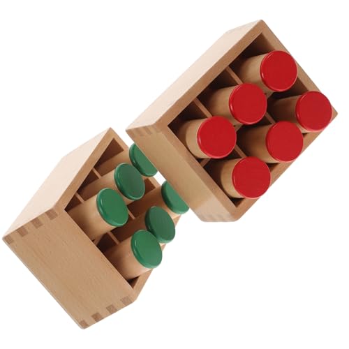 WOONEKY Montessori Holz Klangzylinder Konzentrationstraining Lernspielzeug Musikalisch Farbig Pädagogisch Fördernd Geduld und Denken WOONEKY Montessori Holz Klangzylinder Konzentrationstraining Lernspielzeug Musikalisch Farbig Pädagogisch Fördernd Geduld und Denken von WOONEKY