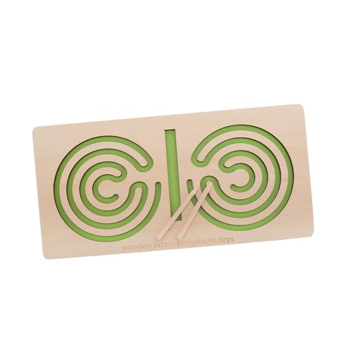 WOONEKY Montessori Holz Puzzle für Hand Augen Koordination und Feinmotorik Fördern Intelligentes Lernspiel für Ganzheitliche Entwicklung und Frühe Bildung Grün WOONEKY Montessori Holz Puzzle für Hand Augen Koordination und Feinmotorik Fördern Intelligentes Lernspiel für Ganzheitliche Entwicklung und Frühe Bildung Grün von WOONEKY