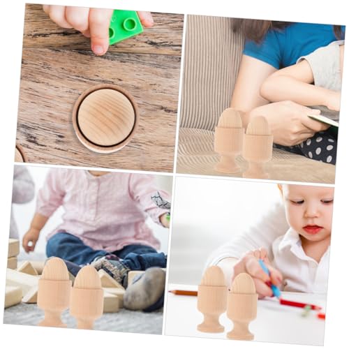 WOONEKY Montessori Holzspielzeug Holz Ei und Eierbecher Hand Auge Koordination Feinmotorik Lernspielzeug für Junge Mädchen Motorikspielzeug Sensorisches Aktivitätsspielzeug WOONEKY Montessori Holzspielzeug Holz Ei und Eierbecher Hand Auge Koordination Feinmotorik Lernspielzeug für Junge Mädchen Motorikspielzeug Sensorisches Aktivitätsspielzeug von WOONEKY